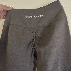 Alphalete Storm Grey Leggings in Small